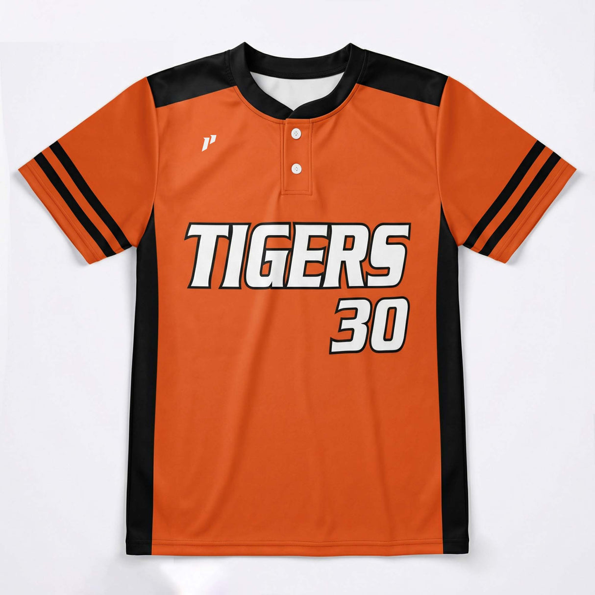 1P Two-Button Baseball Jersey