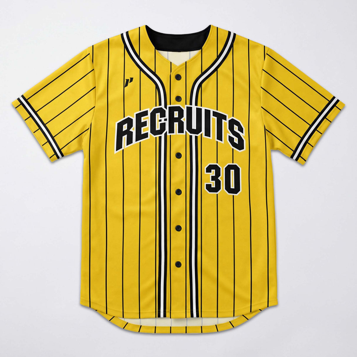 1P Full-Button Baseball Jersey