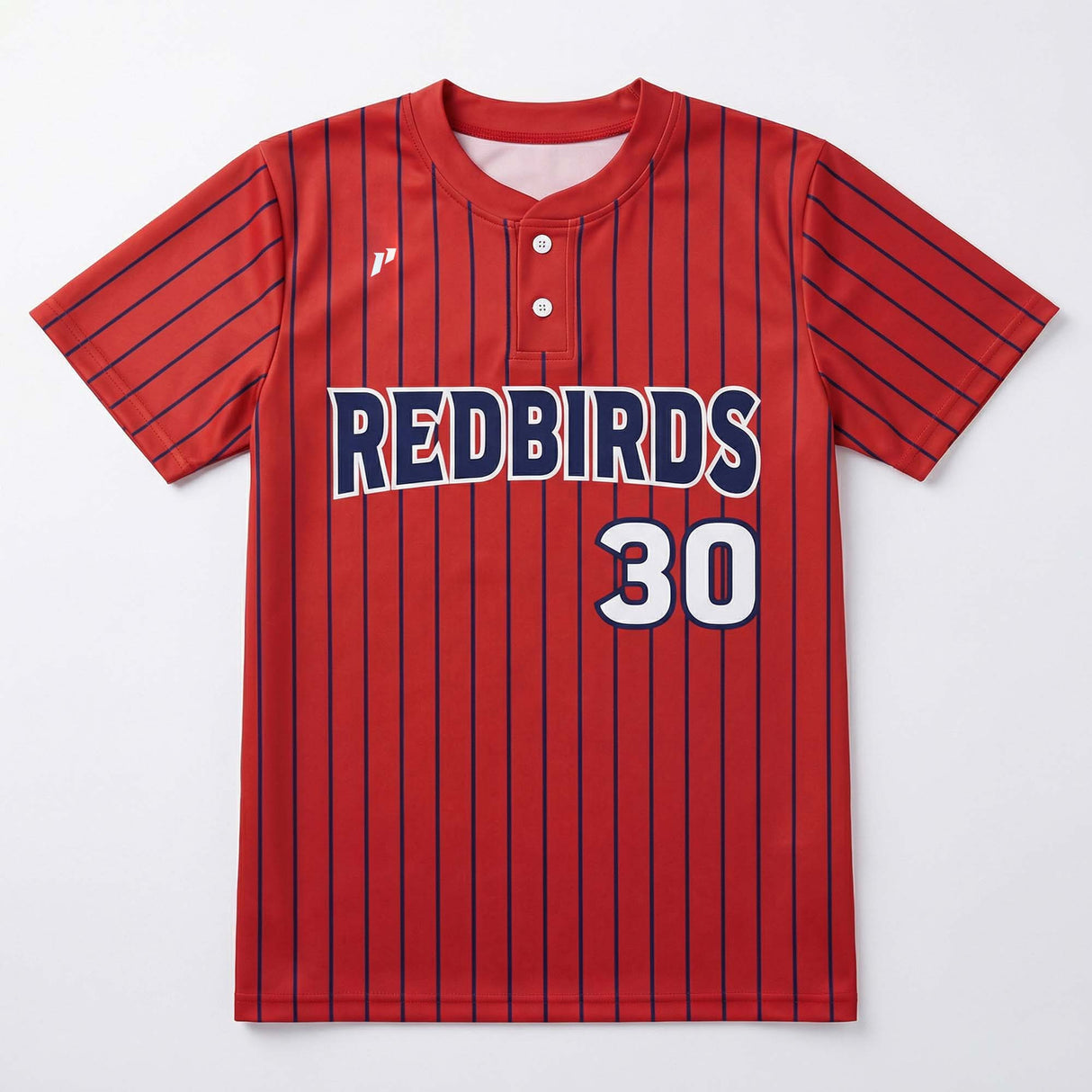 1P Two-Button Baseball Jersey