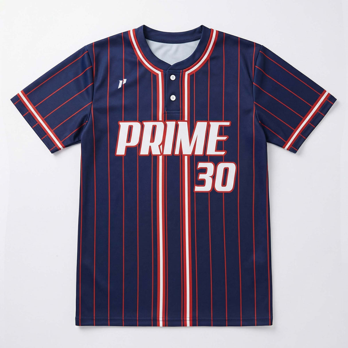 1P Two-Button Baseball Jersey