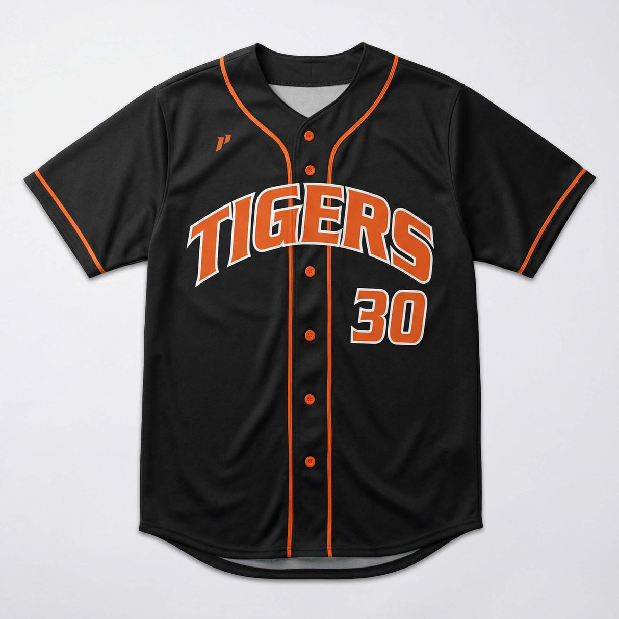 1P Full-Button Baseball Jersey